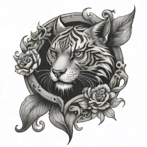 cunning forearm tattoo design idea