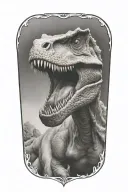 dino tattoo design idea