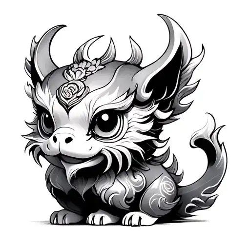 pixiu tattoo design idea