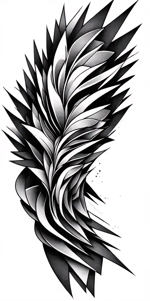 topography lines tattoo design idea
