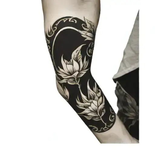 Greyscale tattoo design idea