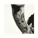 Greyscale tattoo design idea