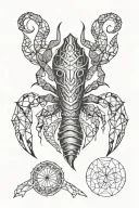 Scorpio, cancer, Pisces tattoo design idea