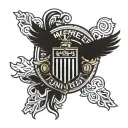 Manchester United logo tattoo design idea