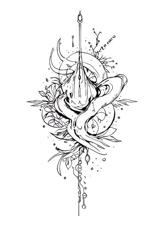A tattoo that symbolizes being the outcast tattoo design idea