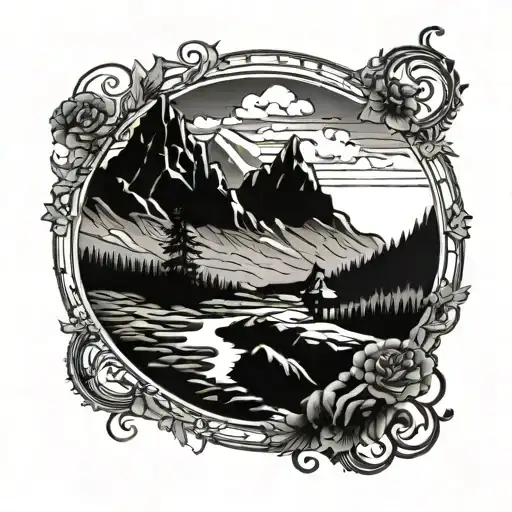 solitude tattoo design idea