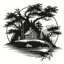 solitude tattoo design idea