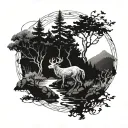 solitude tattoo design idea