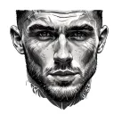 beckham tattoo design idea