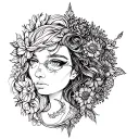 Gemini tattoo design idea