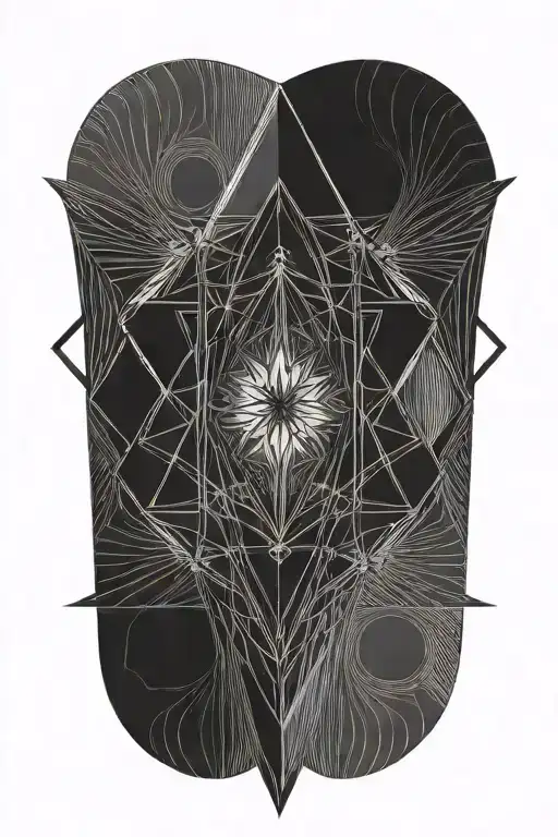 Darkness bleeding into mind tattoo design idea