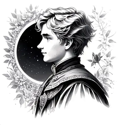 the little prince tattoo design idea
