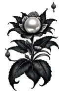 Pearl tattoo design idea