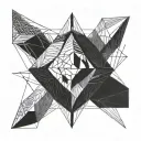 rhombus tattoo design idea