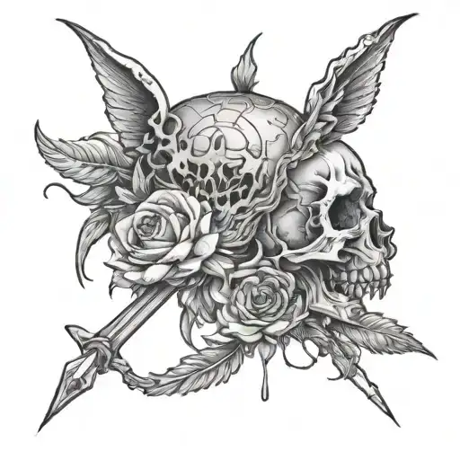 something inspired by $uicideboy$ tattoo design idea