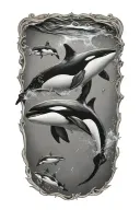 orca tattoo design idea