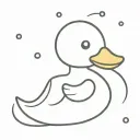 rubber duck tattoo design idea