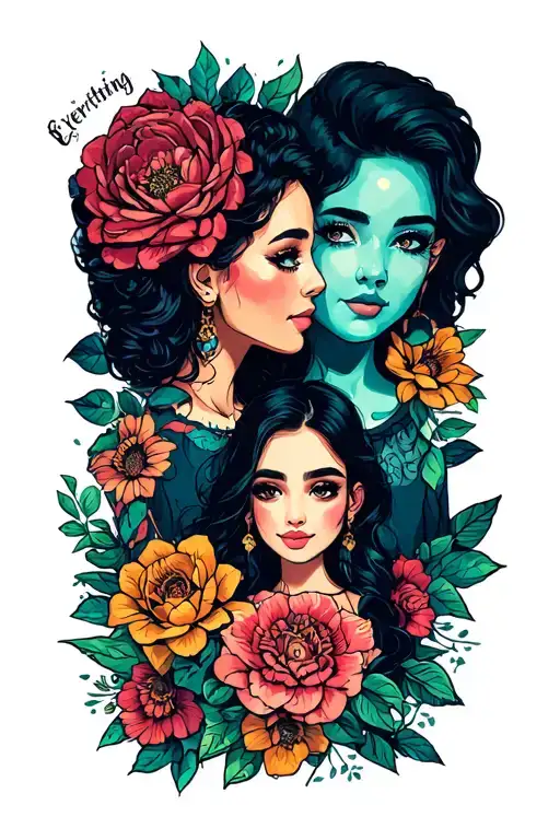 family over everything add more tattoo design idea