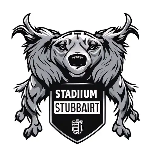 Stadion Stuttgart soccer team tattoo design idea