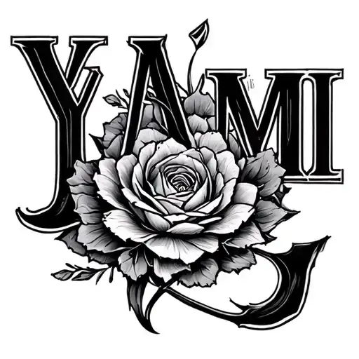 "Yami" Love tattoo design idea