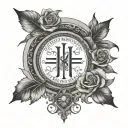 Romans 12 19 tattoo design idea