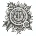 Romans 12 19 tattoo design idea