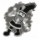 nutcracker tattoo design idea