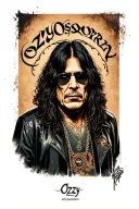 Ozzy Osbourne tattoo design idea