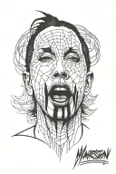 Marilyn Manson, tattoo design idea