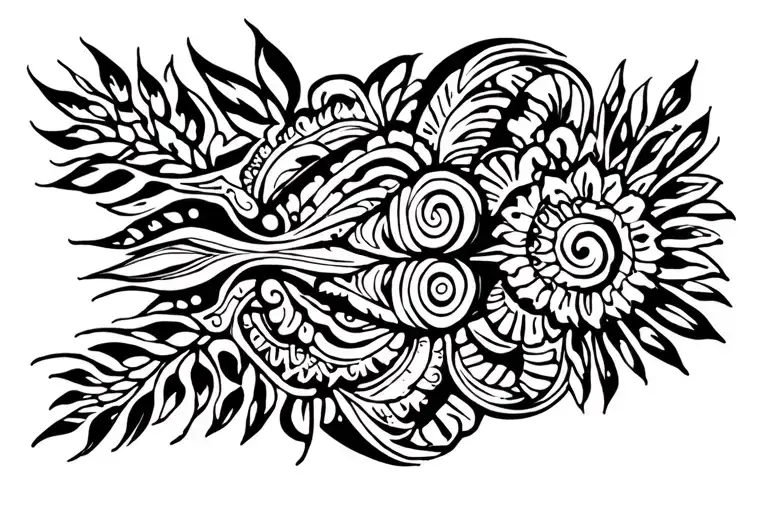 polynesian style tattoo female tattoo design idea