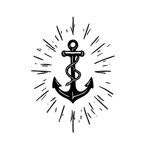 anchor amd starburst tato in finger tattoo design tattoo design idea