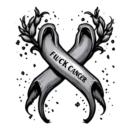 Fuck Cancer tattoo design idea