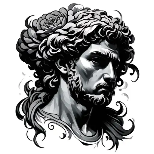 Stoic tattoo design idea