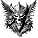 Valhalla tattoo design idea