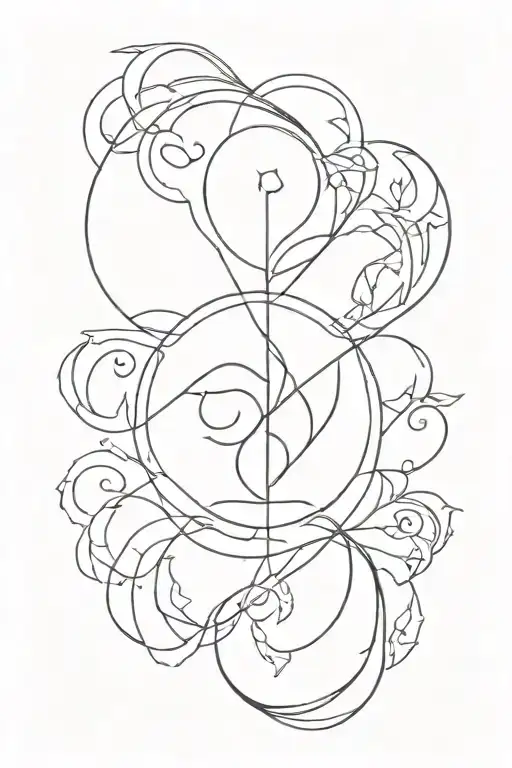 stoic virtues tattoo design idea