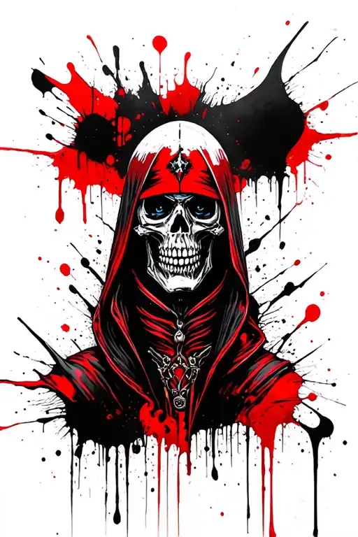 skeletor tattoo design idea