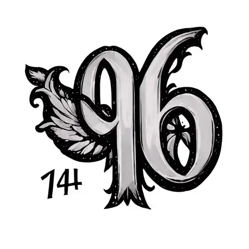 06 then 14 in roman numerals on wrist tattoo design idea