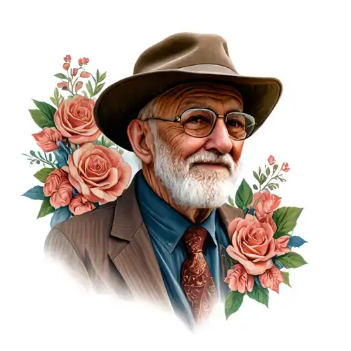 memorial tattoo for grandpa  tattoo design idea