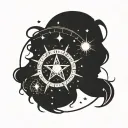 astrology star,anime,gfx,gaming tattoo design idea