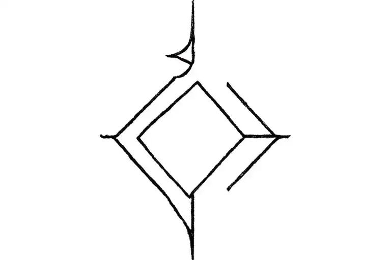 Cape Verde flag morning star tattoo design idea