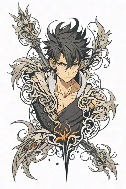 Solo leveling igris tattoo design idea