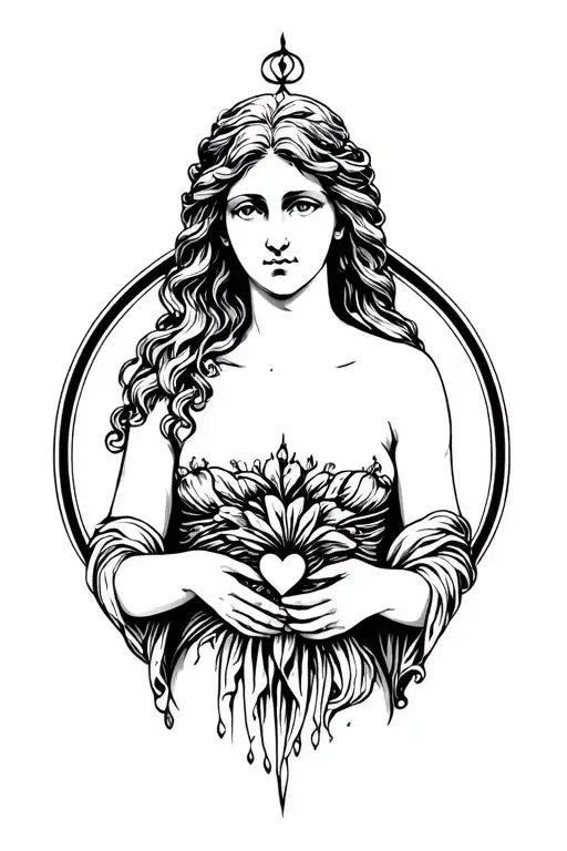 Aphrodite the goddess of love tattoo tattoo design idea