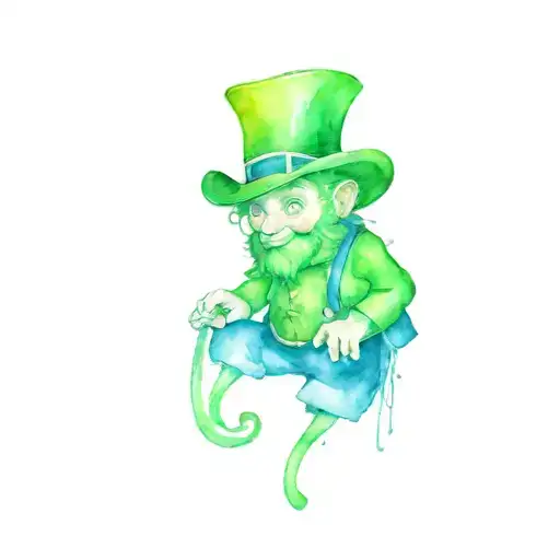 leprechaun tattoo design idea