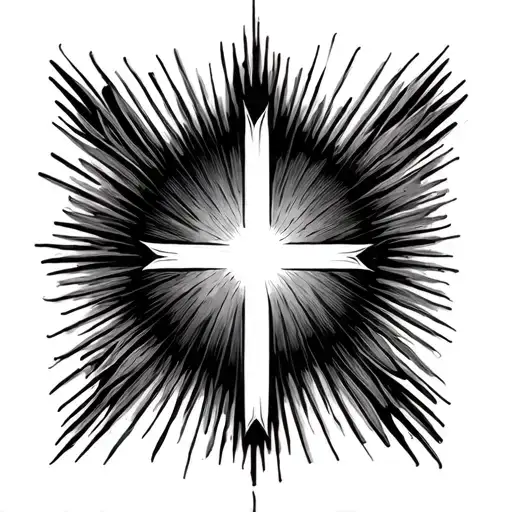 The last name "Mondo" with one of the o's like a sunbeam cross  tattoo design idea