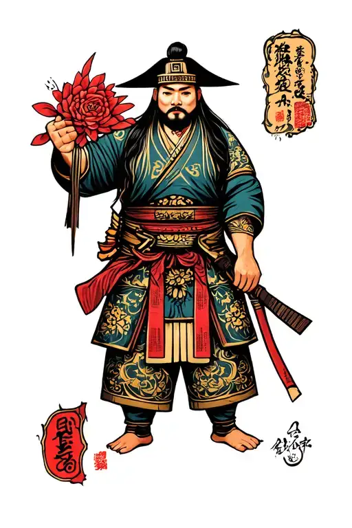 Shogun tattoo design idea