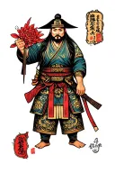 Shogun tattoo design idea