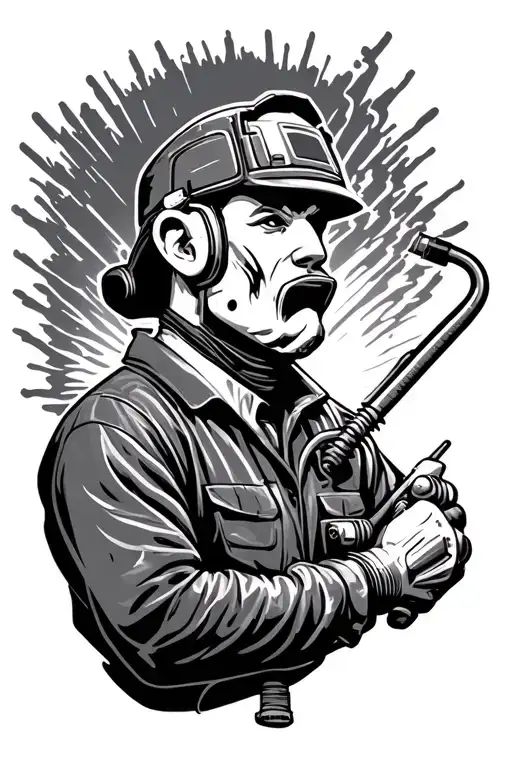 electrician tattoo design idea