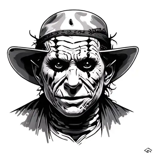 Freddy Krueger tattoo design idea