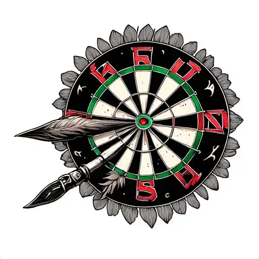 Dart tattoo design idea
