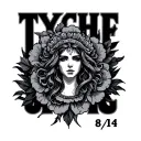 Tyche with the date 8/14 under it tattoo design idea